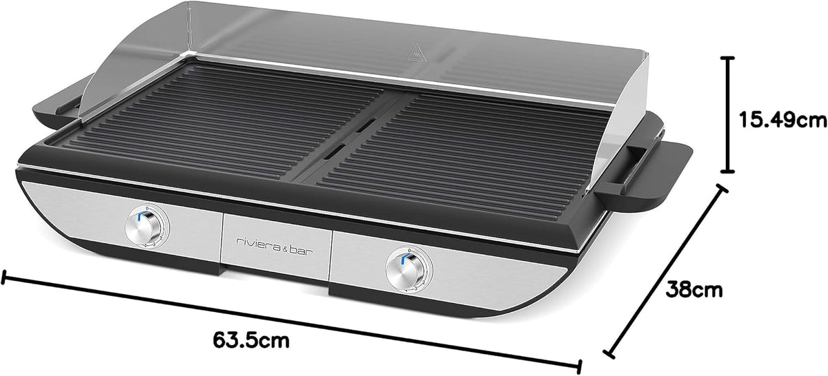 Riviera-et-Bar QPL700 elektrische grillplaat