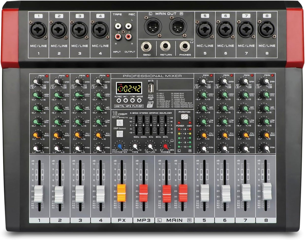 microfoon mixer 10 kanalen