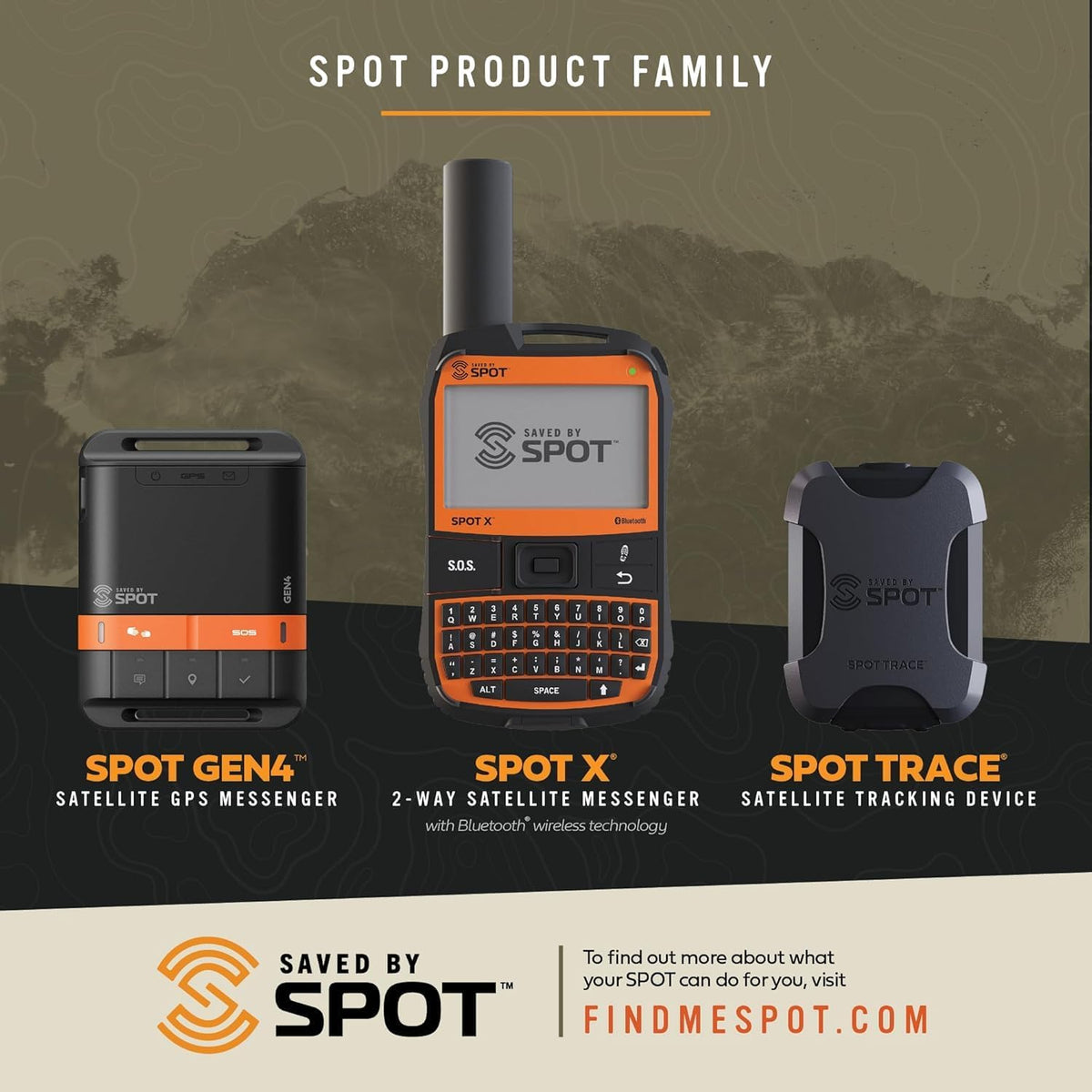 Spot Trace GPS Logger voertuigtracker, bagagestucktracker grijs, 1e Spot Trace - lokaliseren via satelliet met alarmsysteem, 1. Spot Trace