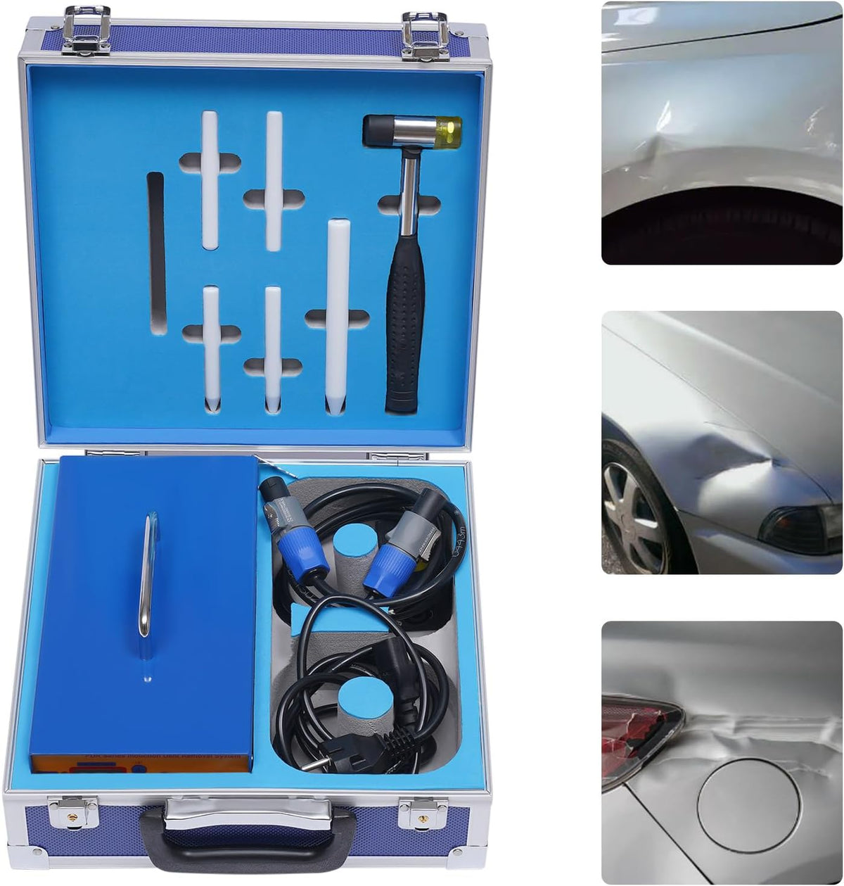 Induction Heater, Car Dents, Repair Kit, Electromagnetic Portable Dent Lifter Endurance Tools, Induction Heater, Induction, Paint-Free Heating with Digital Screen, - QUORE