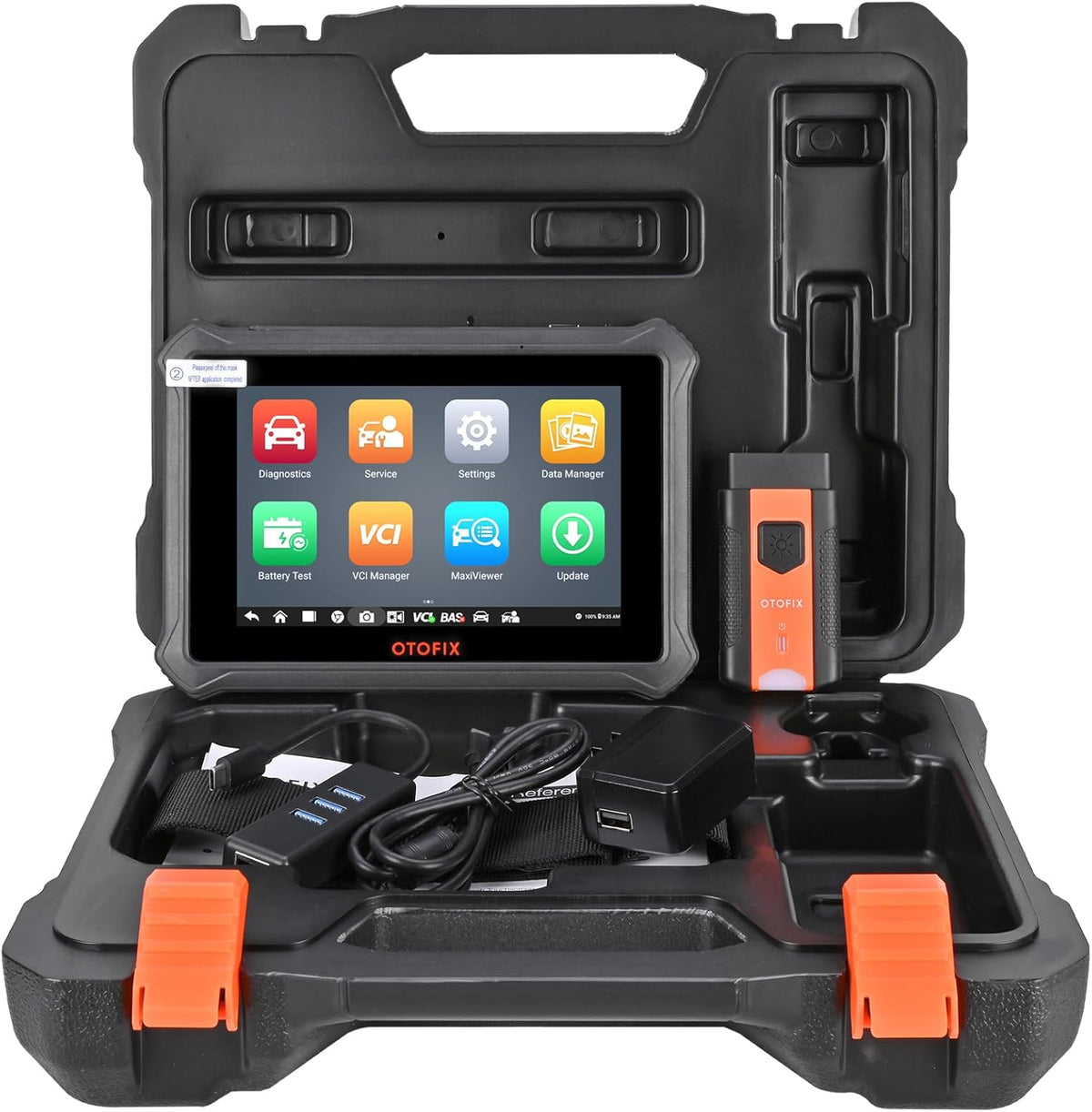 OTOFIX D1 diagnosescanner voor auto's, bidirectioneel analysegereedschap 2025, volledige diagnose van het OE-systeem, ECU-codering, meer dan 40 services, CANFD/DoIP, sleutelprogrammering, 2 jaar