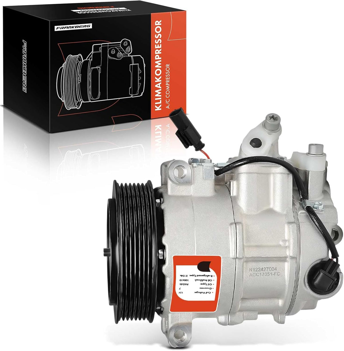 Frankberg A0002309311 Airconditioning Airconditioning Airconditioning Magnetische koppeling Compressor voor airconditioning Vervanging