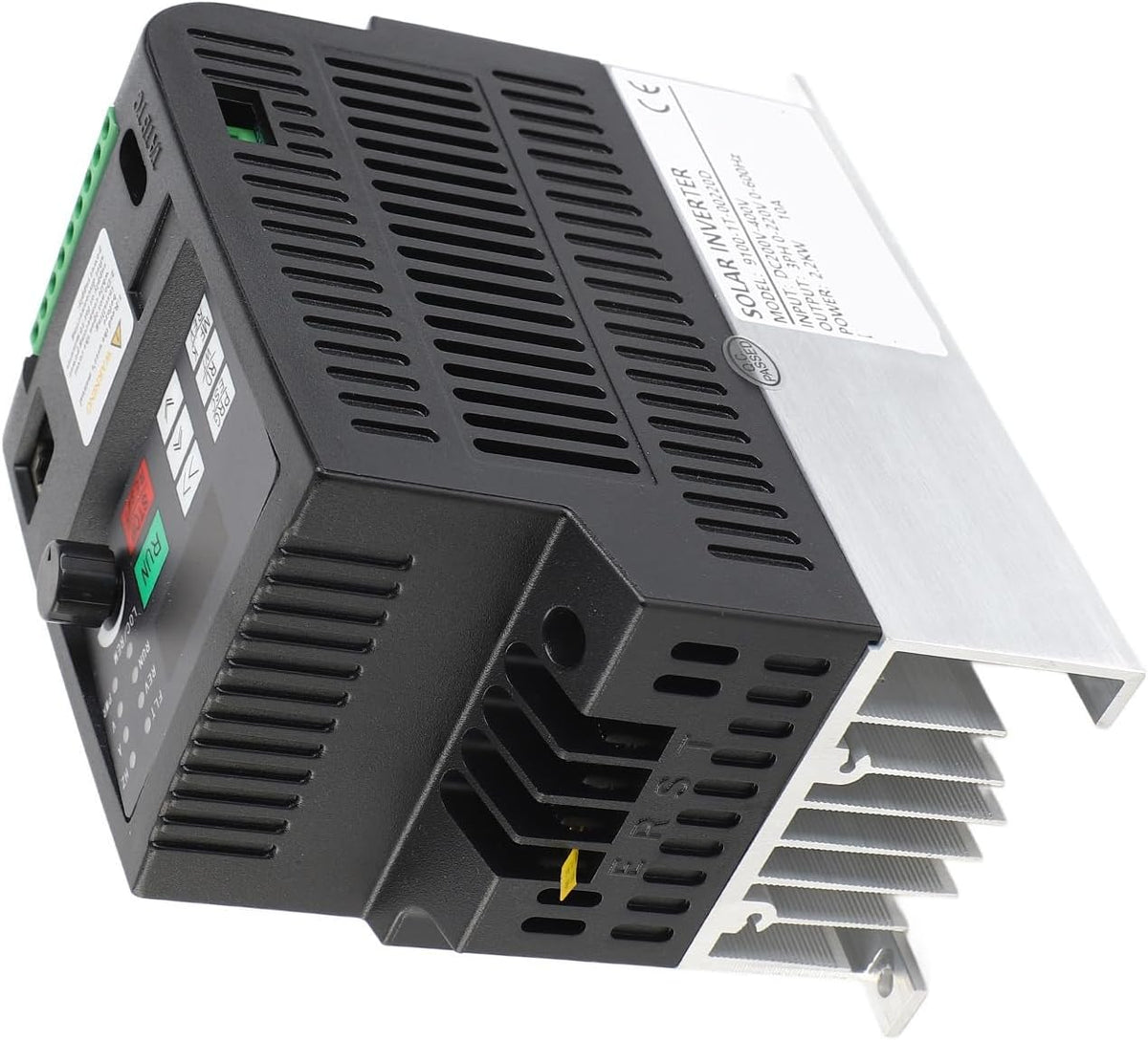 Zonneomvormer PV-frequentieomvormer PWM-besturing DC 200V-400V ingang driefasige AC0-220V uitgang 2.2KW