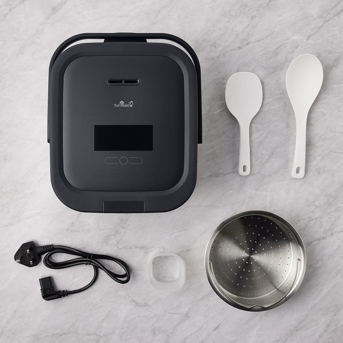 Inductie-Rijstkoker – Rijstkoker – Elektrische Rijstkoker – IH-Rijstkoker – Compacte Rijstkoker – 0,54 Liter Voor 1 Tot 3 Personen – 7 Rijststanden En 5 Multifunctionele Programma’s