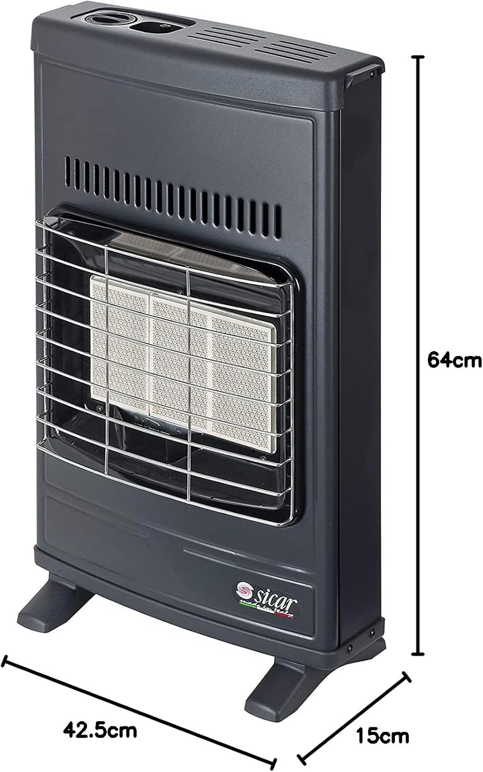 Methaanverwarmer – Gasverwarmer – Ruimteverwarmer – Gasheater – Verwarmingsapparaat – 4200 Watt Vermogen – CE Gecertificeerd