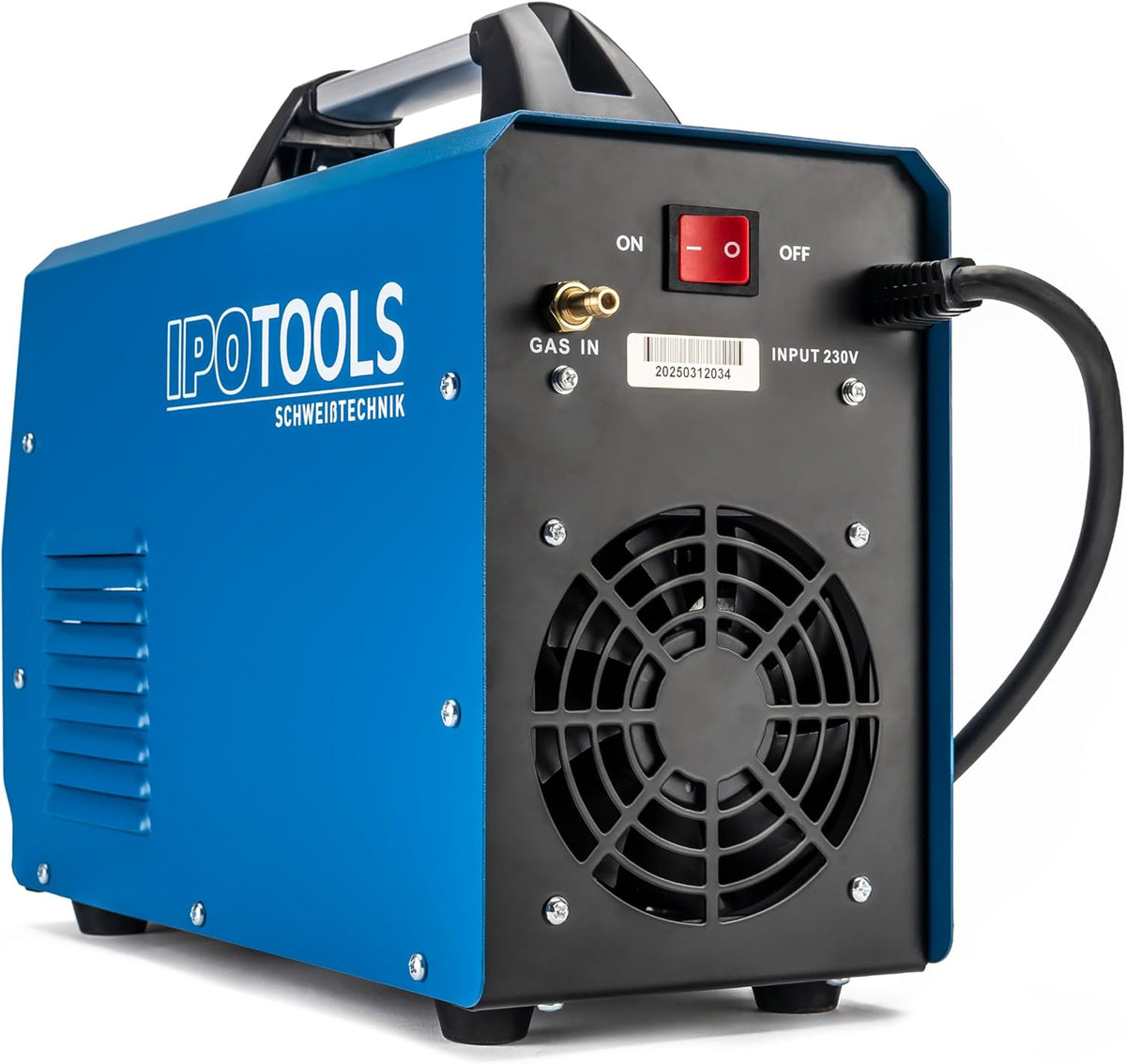 IPOTOOLS TIG-200ACDC WIG lasapparaat, AC DC, lasapparaat met 200 ampère, aluminium lasapparaat, inverter, incl. HF-ontsteking, pulsfunctie, SPOT-lassen, MMA, IGBT-technologie, 7 jaar garantie