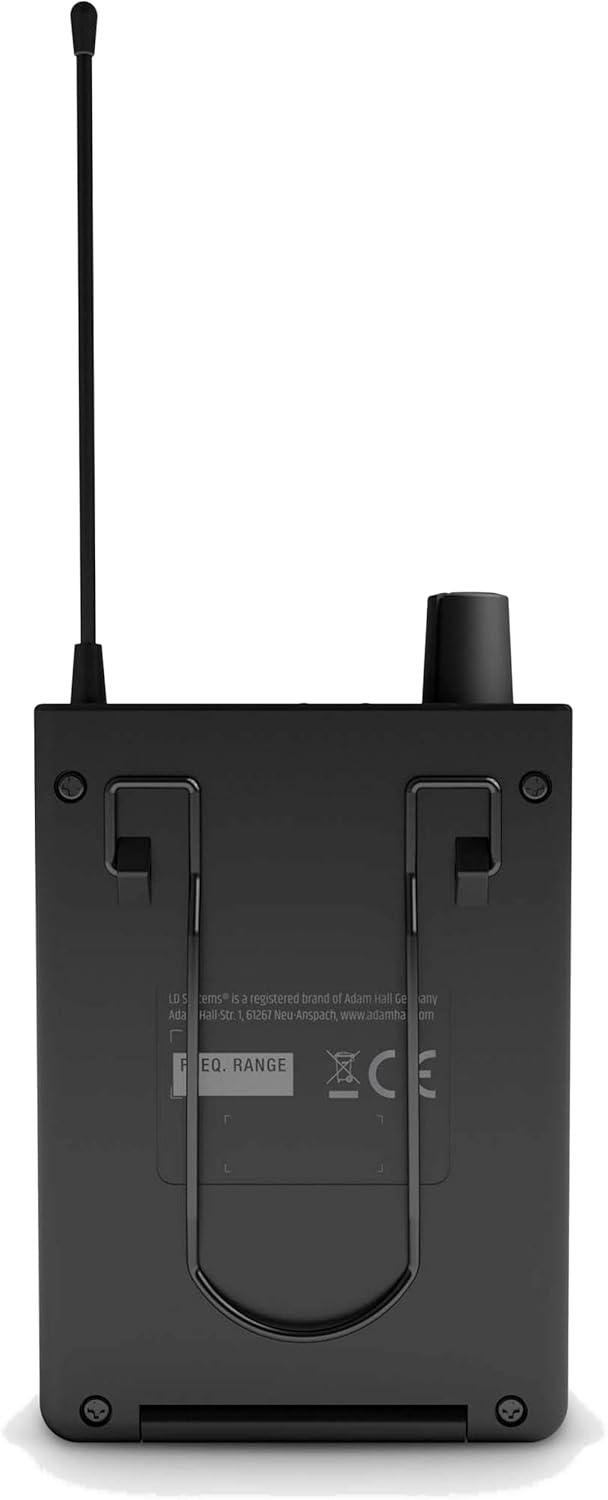 Draadloos In-Ear Monitorsysteem – In-Ear Monitor – Monitor Systeem – Bodypack Ontvanger – Oordopjes Set – 863-865 MHz + 823-832 MHz – Tot 100 Meter Bereik – 12 Selecteerbare Kanalen