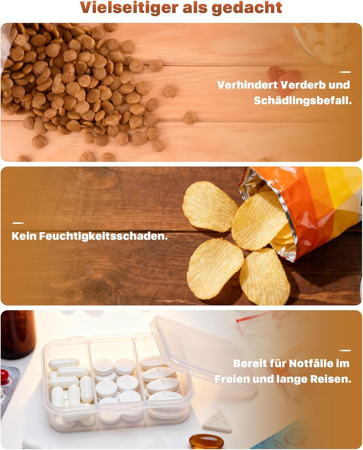 Vacumeermachine, 90 kPa Vacuümmachine voor Voedsel, 20 L/min Sealmachine, Krachtige Vacuümmachine met Dubbele Pomp en Slimme LED, Nat- & Droogmodus, Ingebouwde Veiligheidssnijder, Inclusief Za