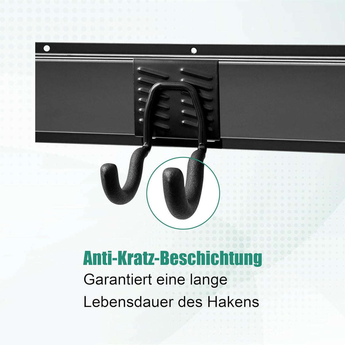 Gereedschapsrek - Gereedschapwand - Gereedschaphouder - Wandhouder - voor Tuingereedschap - Elektrisch Gereedschap - met 3 Paneele - 9 Haken - Veelzijdige Haakconfiguratie - Robuust - voor Garage - Tuin - 122 cm - Zwart