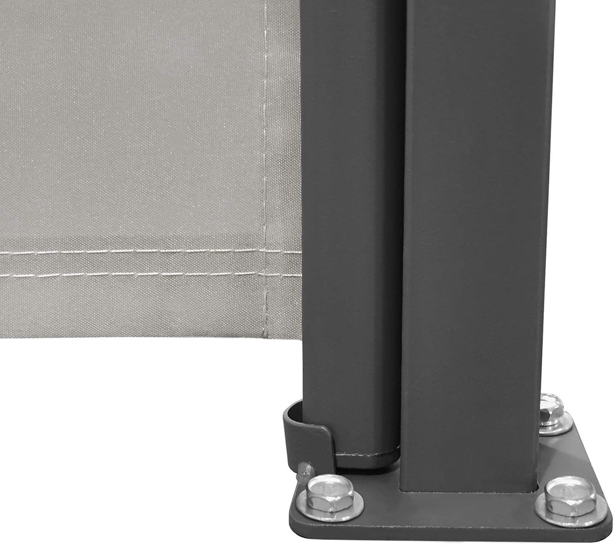 Zijscherm – Zijluifel – Zijmarkies – Zonwering – Windscherm – Uittrekbaar 180x600 cm – Waterbestendig Polyester – Privacy- en Zonbescherming