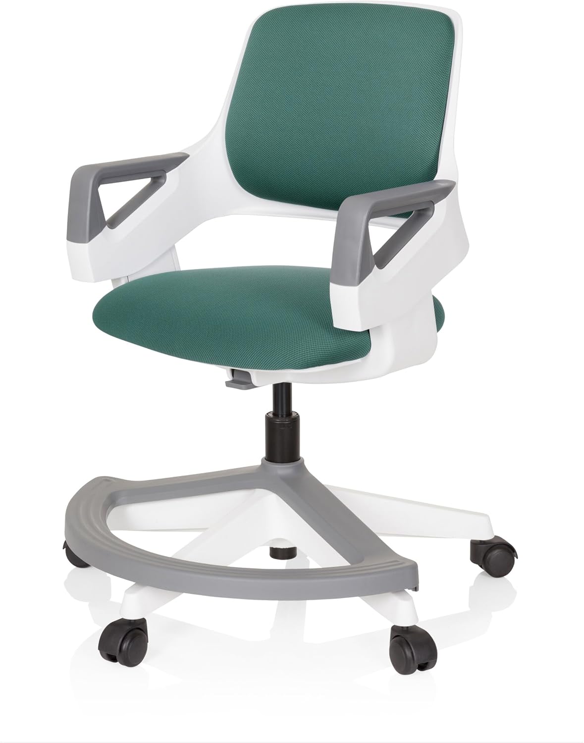 hjh OFFICE Kinder bureaustoel KID FLEX Stof Petrol