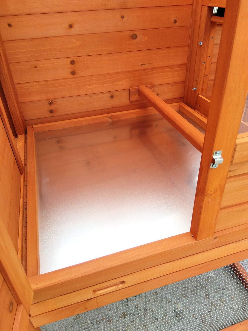 Chicken Coop Chicken Coop No. 06 "Collosus with fence, pull-out bath & storage box - QUORE