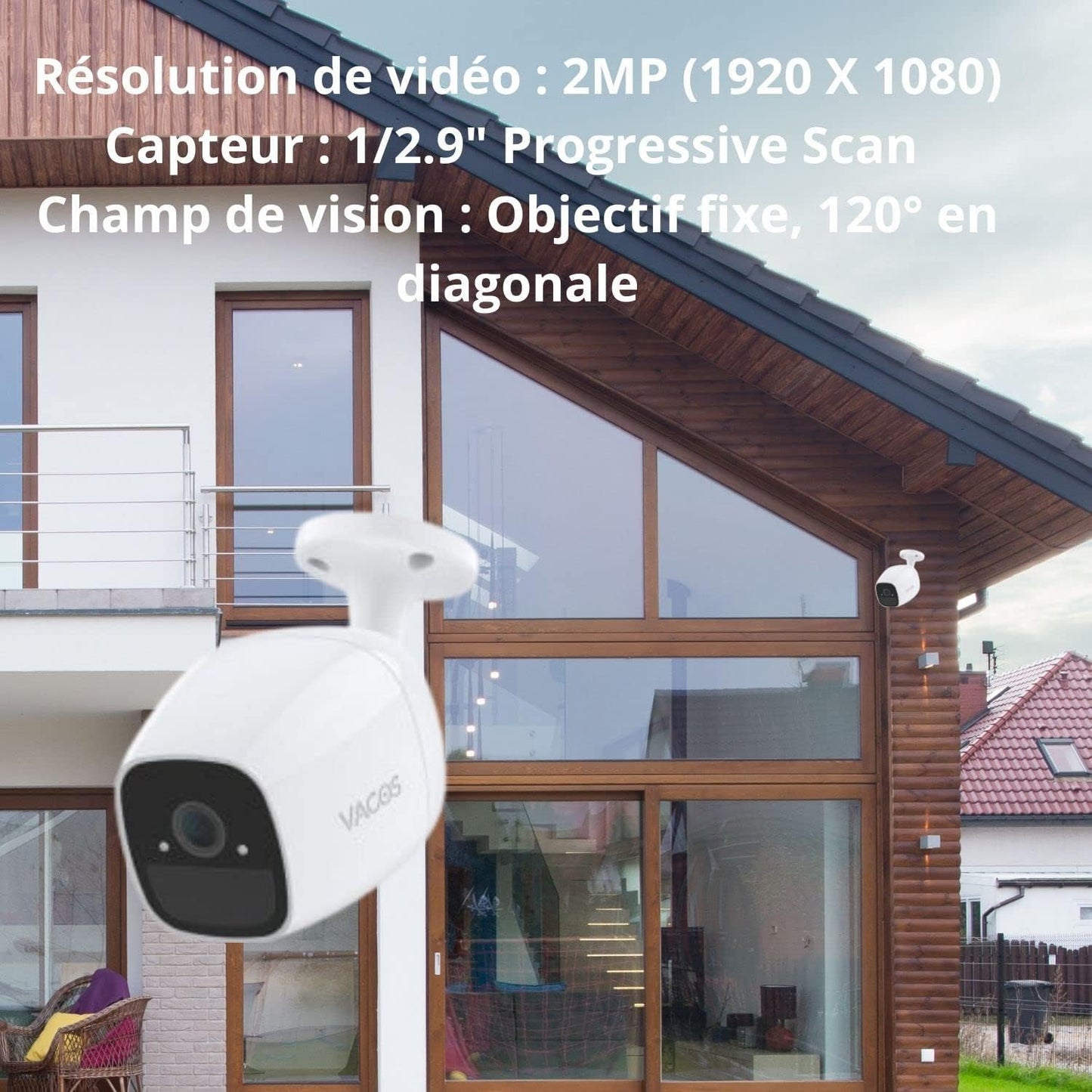 LIFEBOX - LBXEvolutionx3KC1 - Draadloos alarm voor woning met twijfelhendels Lifebox Evolution Kit verbonden 3 - wit