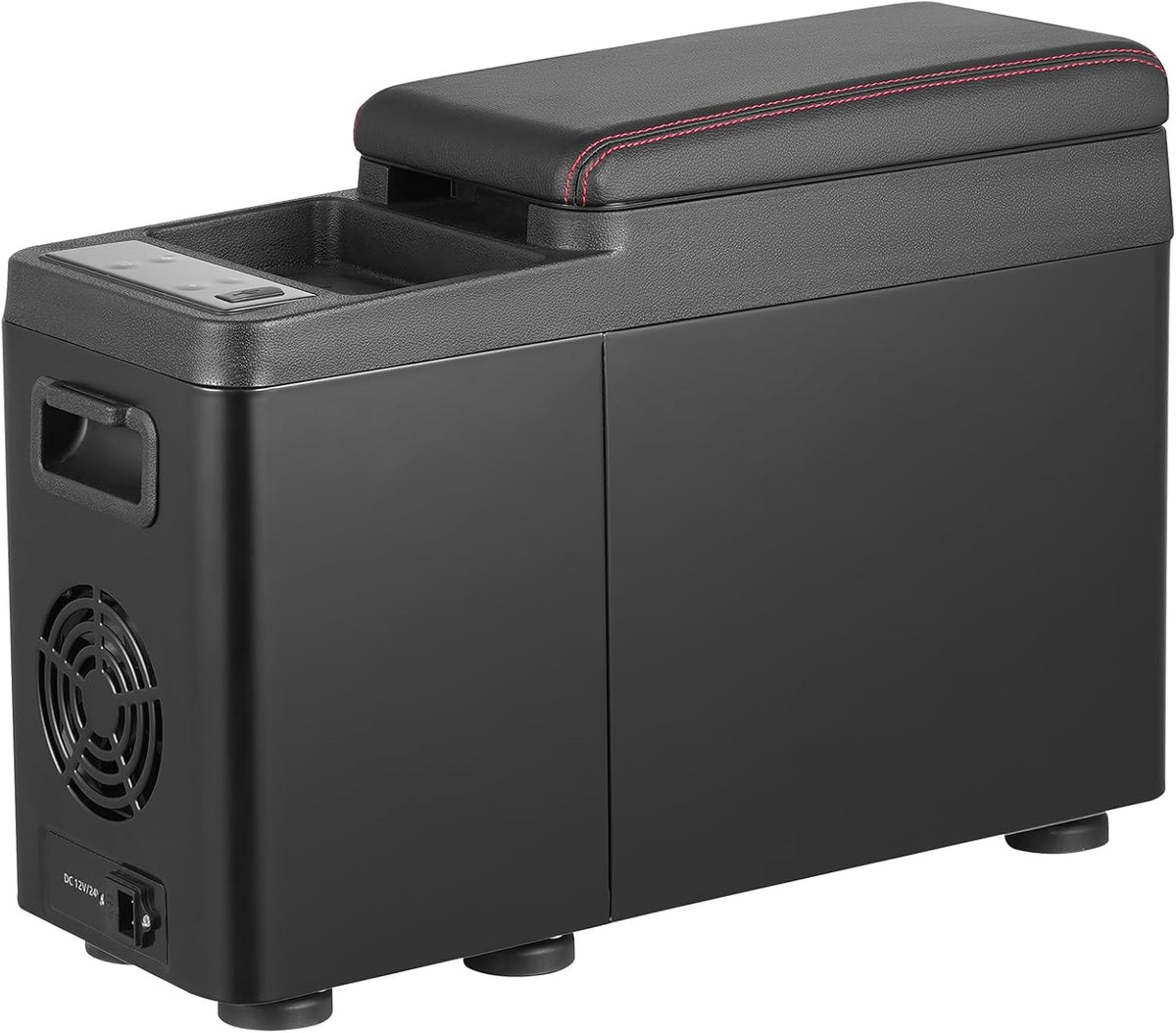 VEVOR Koelbox voor in de auto, 12 V, draagbare 8 l vrieskast, enkele zone, instelbaar temperatuurbereik van -20 °C tot 20 °C, 12/24 V DC/100-240 V AC, compressorkoeler voor buiten, camping