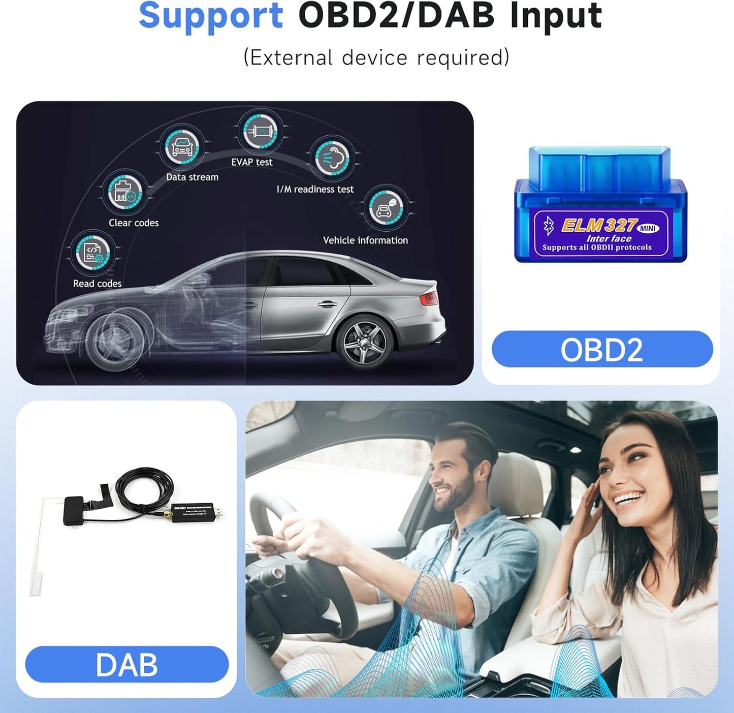 Autoradio – CarPlay Autoradio – Multimedia Radio – Auto Radio – 1-DIN Radio – 9 Inch Touchscreen – Draadloze CarPlay & Android Auto – Inclusief Achteruitrijcamera