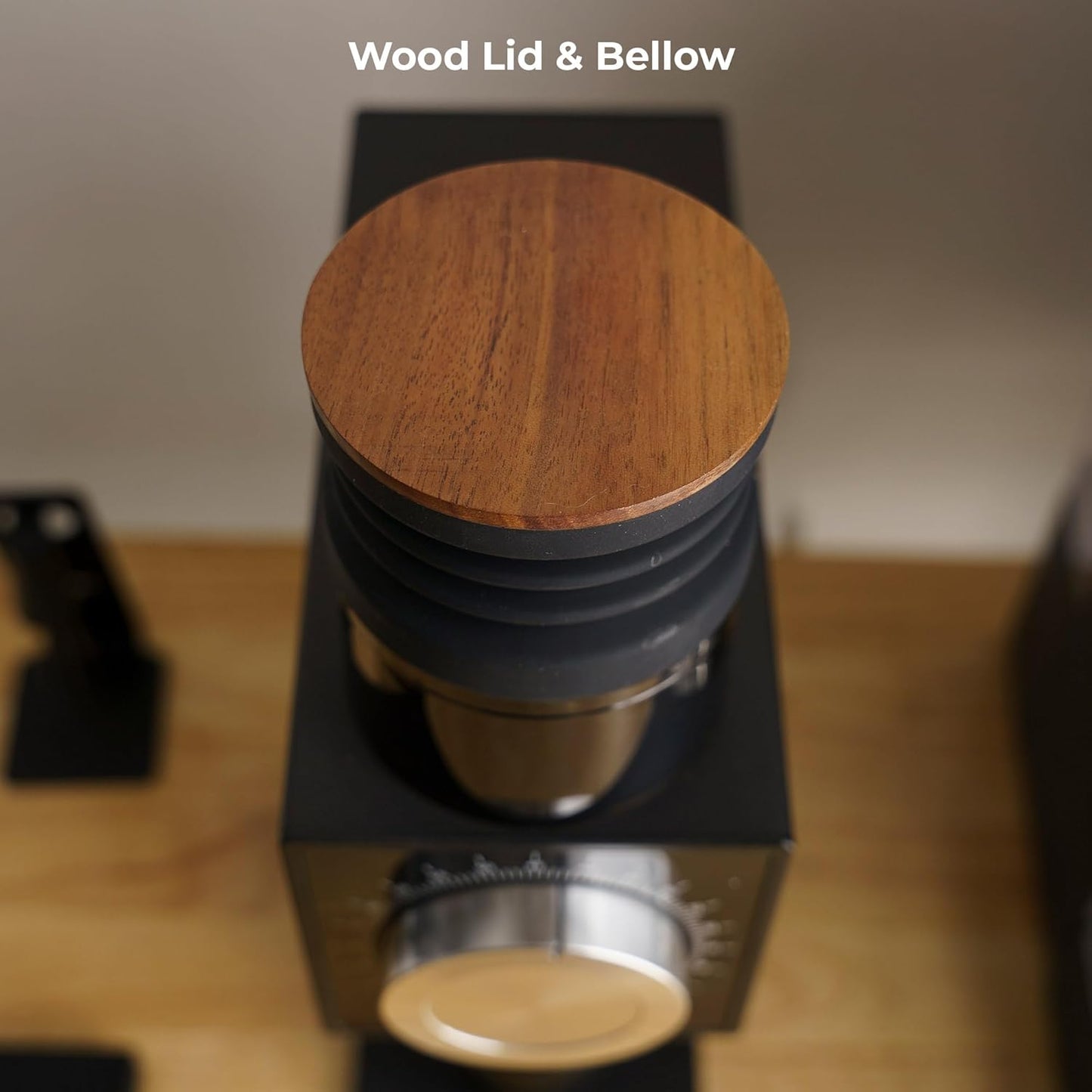 Koffiemolen – Koffiebonenmolen – Bonenmaler – Espressomolen – Koffiegrinder – 64 mm DLC-gecoate platte maalschijven – Variabele snelheid 800-1800 tpm