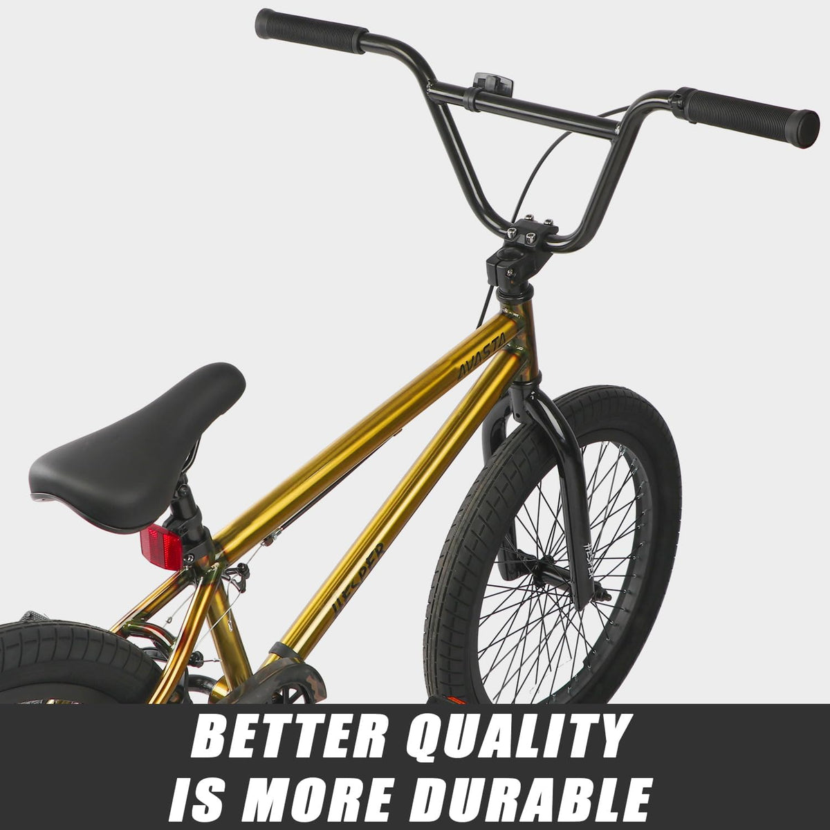 AVASTA Hesper 20 inch kinderfiets, Freestyle BMX-fietsen voor jongens en beginners van 6, 7, 8, 9, 10, 11, 12, 13, 14 jaar, verschillende kleuren