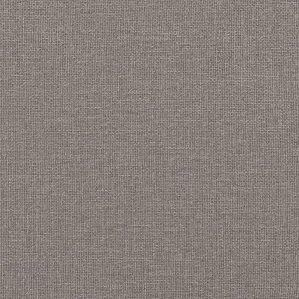 Relaxstoel met voeteneinde taupe stof tv-stoel met ligfunctie, enkele ligstoel, relaxstoel voor woonkamer, slaapkamer - QUORE