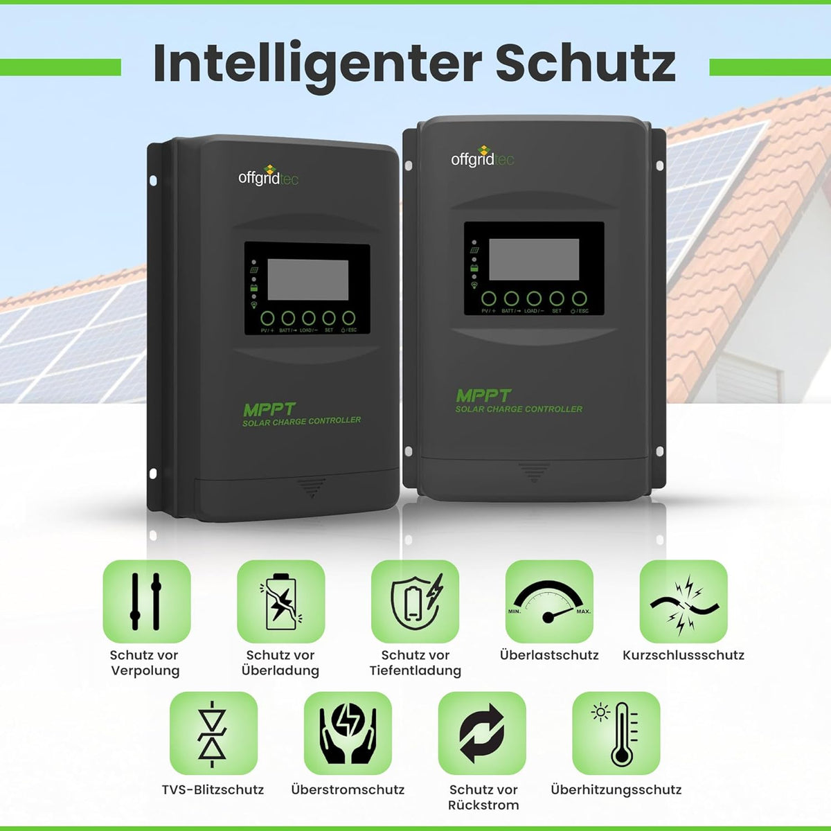 Offgridtec MPPT PRO-X 40A laadregelaar 12V - 48V