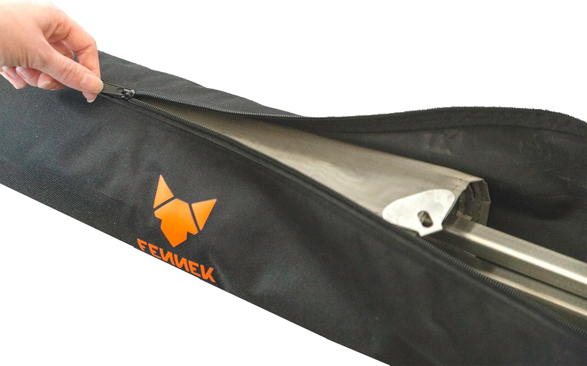 FENNEK HIGHFIRE | Vuurnet - hoogwaardig/draagbaar | van hittebestendig edestaal | met tas | perfect voor thuis of mobiel gebruik | XL formaat/60 x 60 x 63 cm