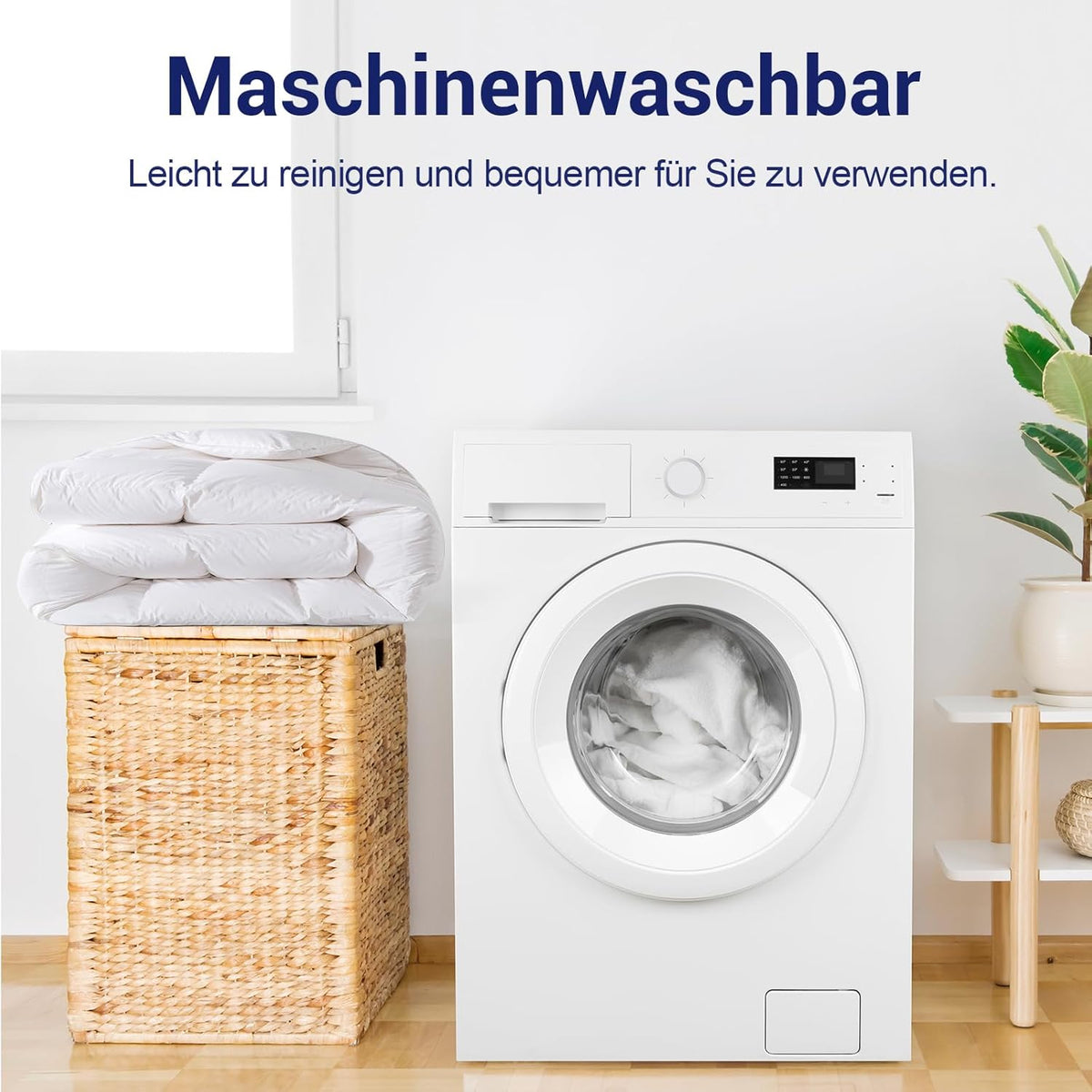 Donzen Dekbed 220x240 4 Seizoenen, 100% Katoenen Overtrek, Donsdekbed 240x220 All Season Warm, Dekbed Volumineus en Ademend Deken(Oeko-TEX en RDS Gecertificeerd, Wit, Vulgewicht 2100gr)