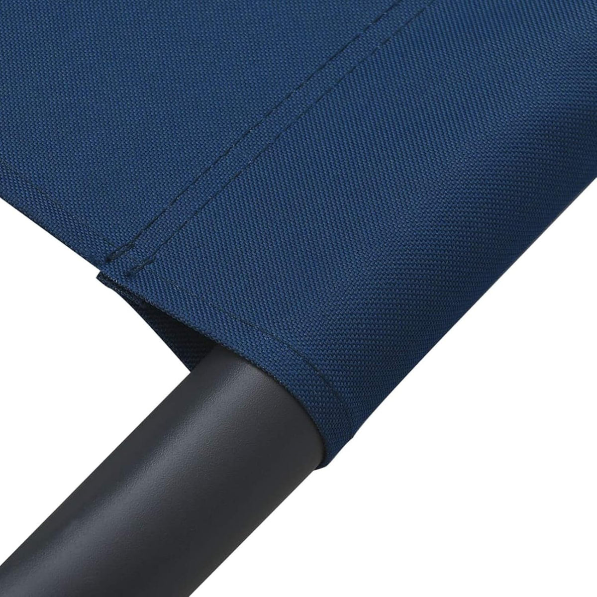 Tidyard Dubbel ligbed voor buiten, terras, balkon, buiten, zwembad, strand, bank, chaise longue, stof, blauw, 200 x 173 x 45 cm - QUORE