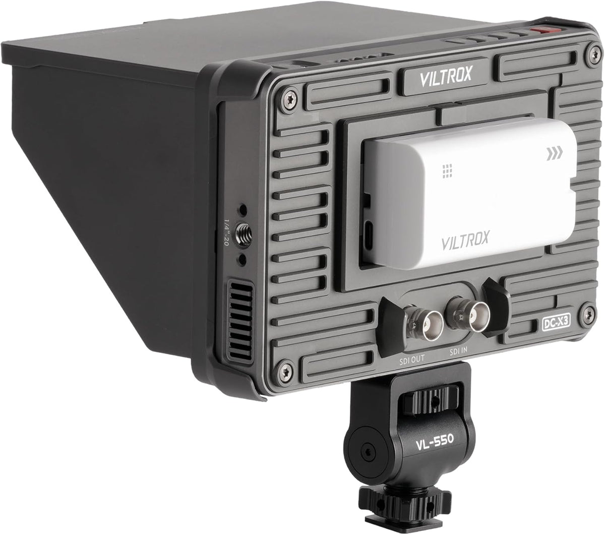 VILTROX SDI Camera Field Monitor DC-X3, 2000 Nits Super Heldere Daglicht Zichtbare 4K Input Output Touchscreen Video Monitor HDMI
