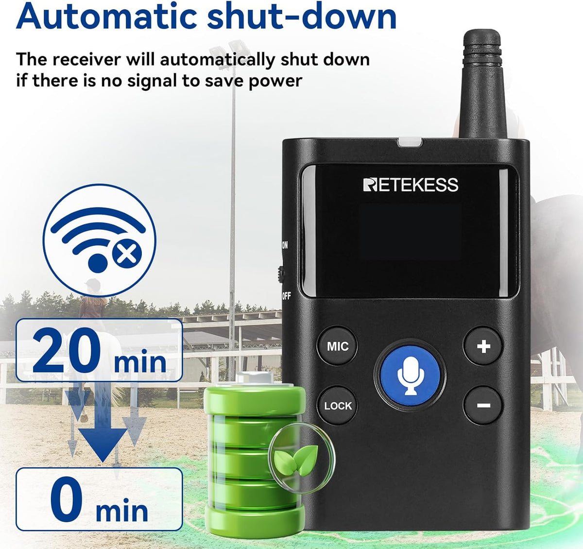 Draadloos Communicatiesysteem – Intercom – Tourguide Systeem – Communicatieset – Set Met 1 Zender En 1 Ontvanger – Tweerichtingscommunicatie – Bereik Tot 280 Meter Buitenshuis
