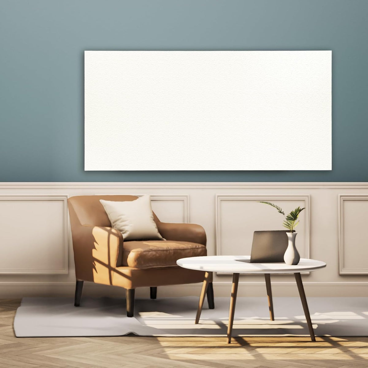 Elektrische verwarming, infraroodverwarming 330 W, 125 x 32 cm, voor badkamer.