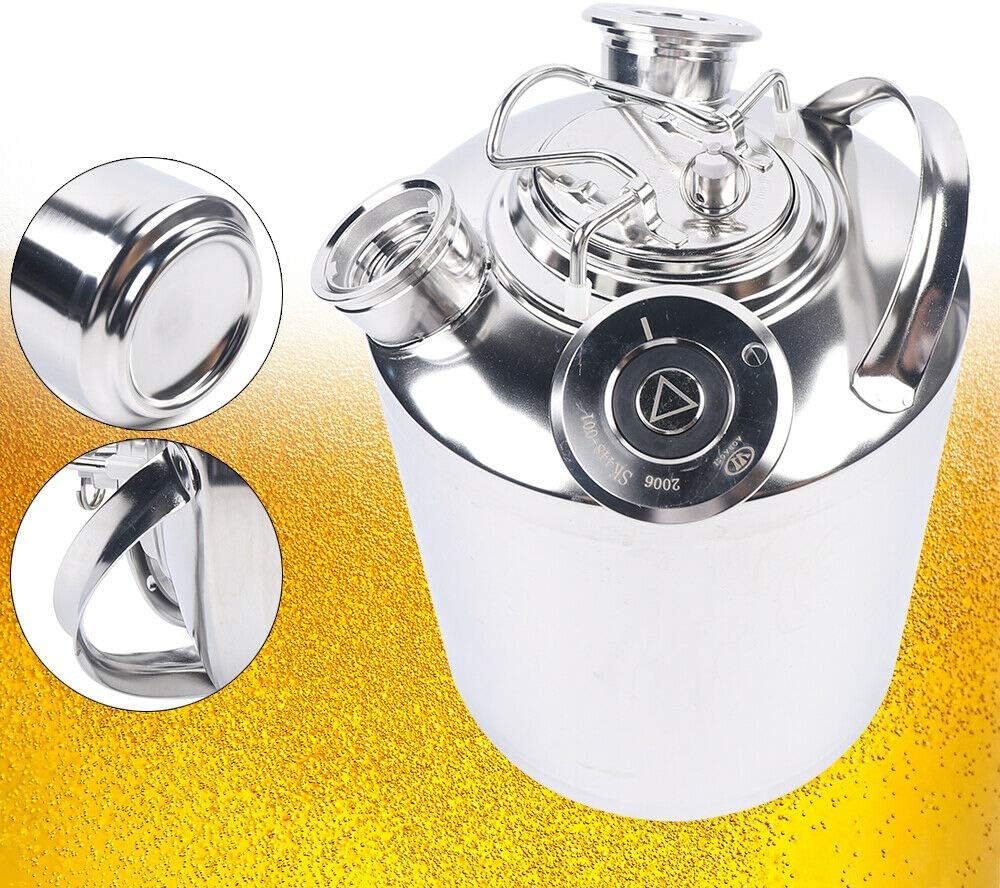 OUKANING 10 l beer cleaning box stainless steel 304 beer cleaning barrel A D S G system valves - QUORE