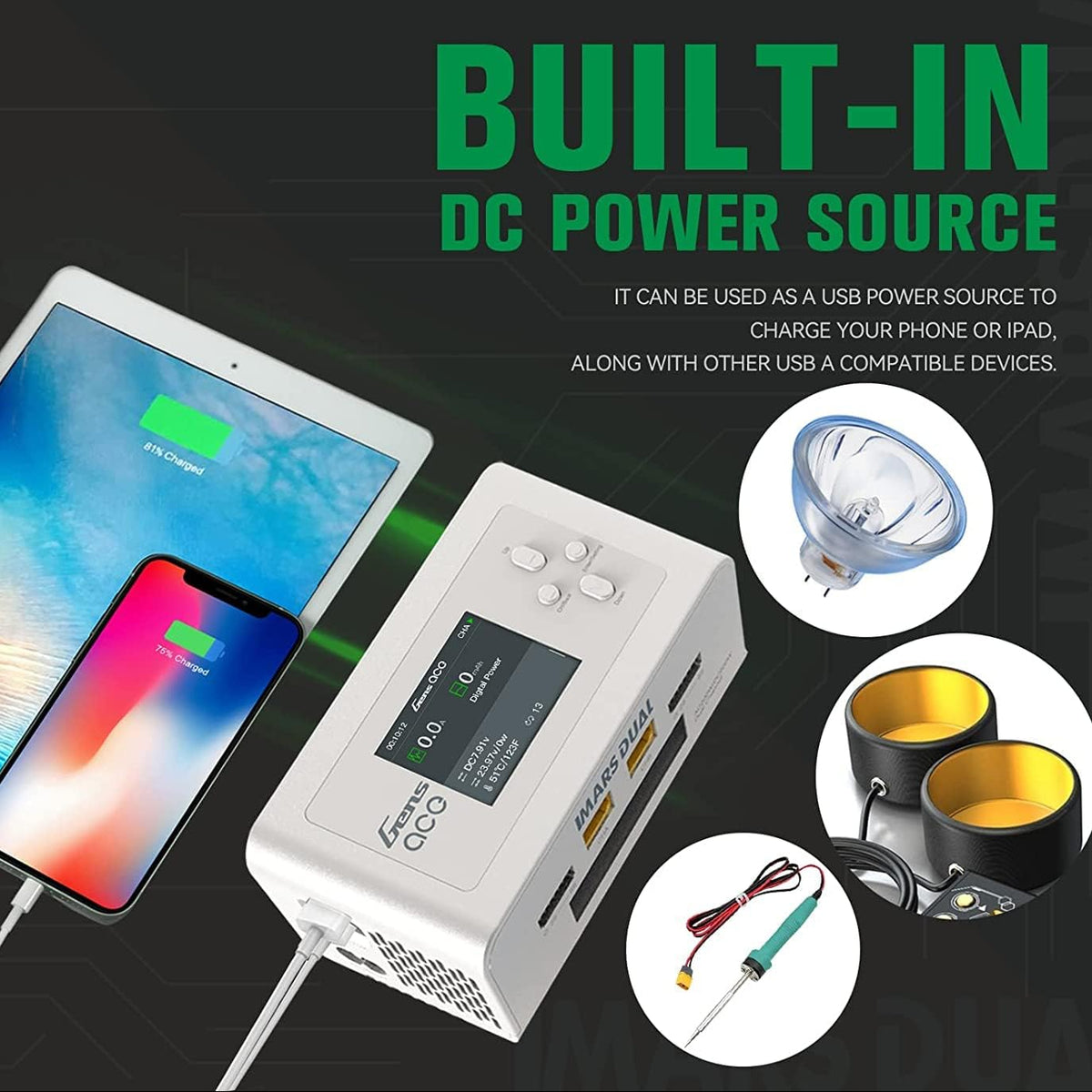 Dual Channel RC Oplader – Acculader – Batterijlader – LiPo Oplader – NiMH Oplader – 15A Max Laadstroom – Realtime Display