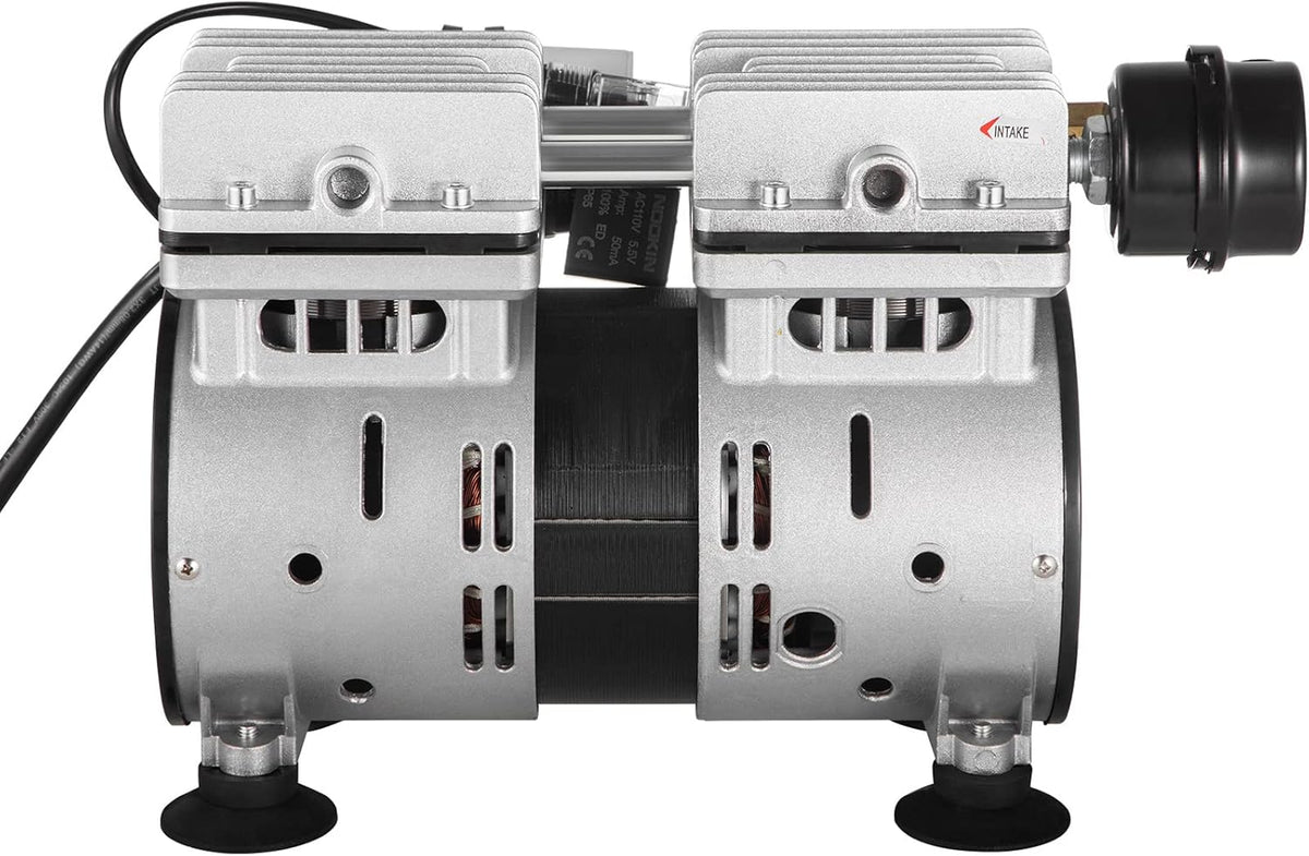 VEVOR Vijverbeluchter 550 W 5,2 CFM voor maximaal 3 acryl 15 m meer vijverventilatieset bevat compressor en verzwaarde slangen en 2 diffusers luchtcompressor voor zuurstofcirculatie in diep water
