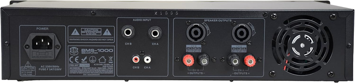 versterker 2 x 500 W