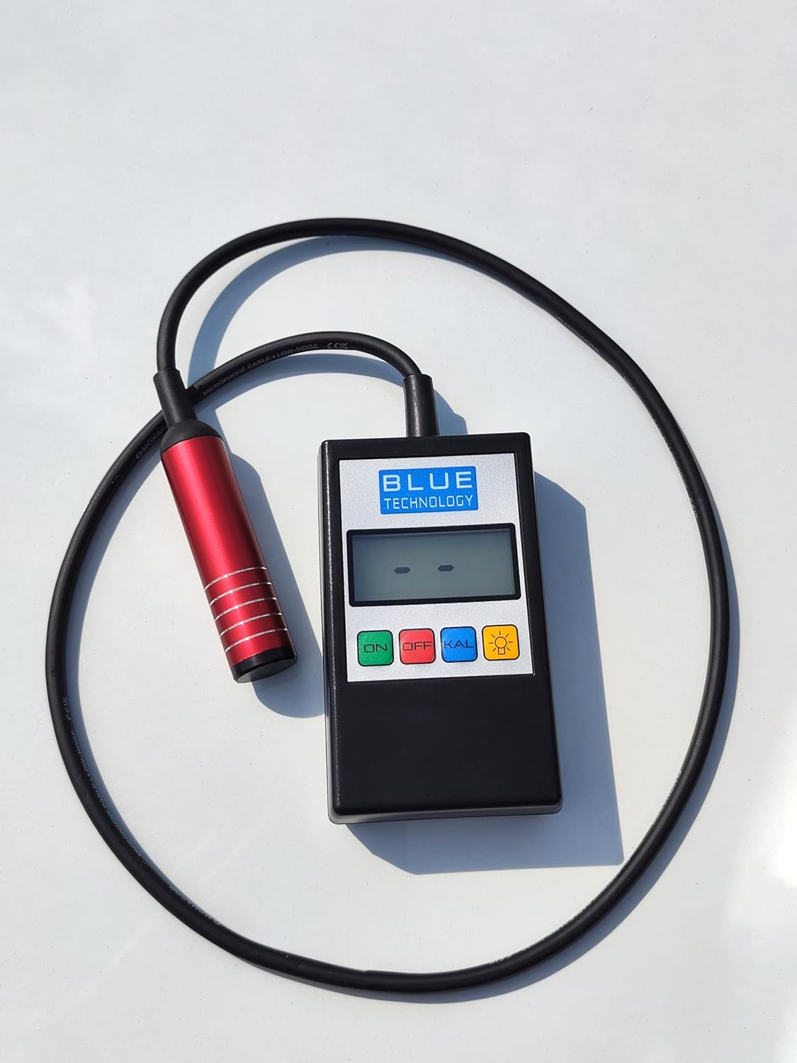 MGR-11-S-AL Laagdiktemeter voor auto | lakdiktemeter voor staal en aluminium carrosserieën | lakmeter met platte sonde op de kabel | laktester meetbereik tot 1990 µm | Made EU