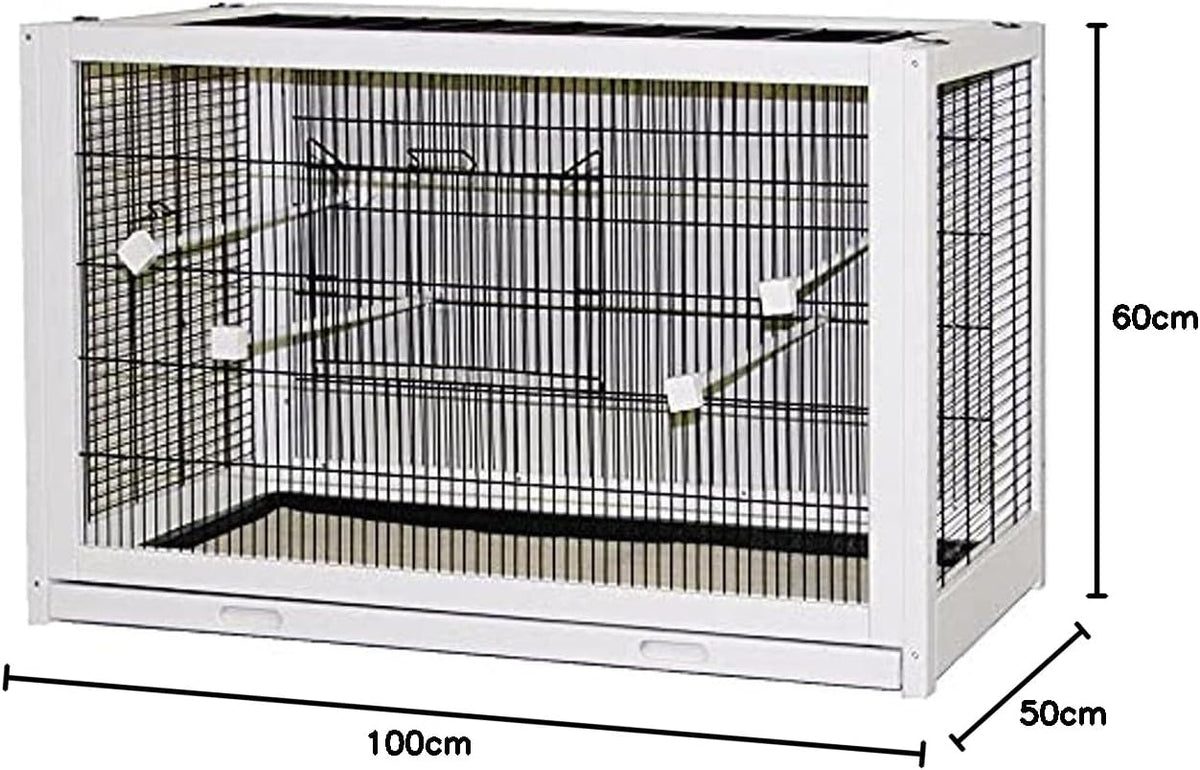 Kerbl Pet Vogelkooi Fips van hout, 100 x 50 x 60 cm, 82911