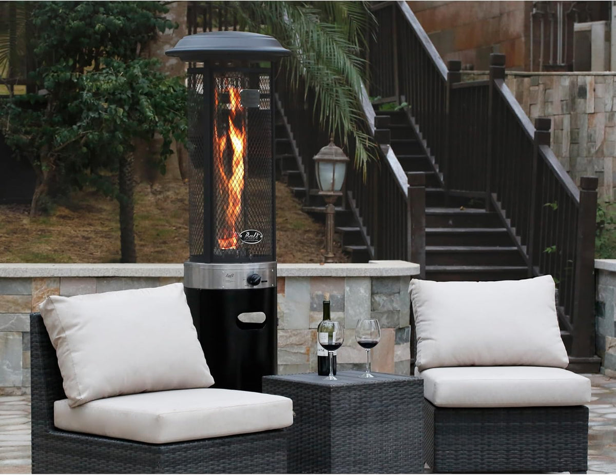 Bali OUTDOORS Lounge Terrace heater 11kW - Standing Heater - Flameheater - QUORE
