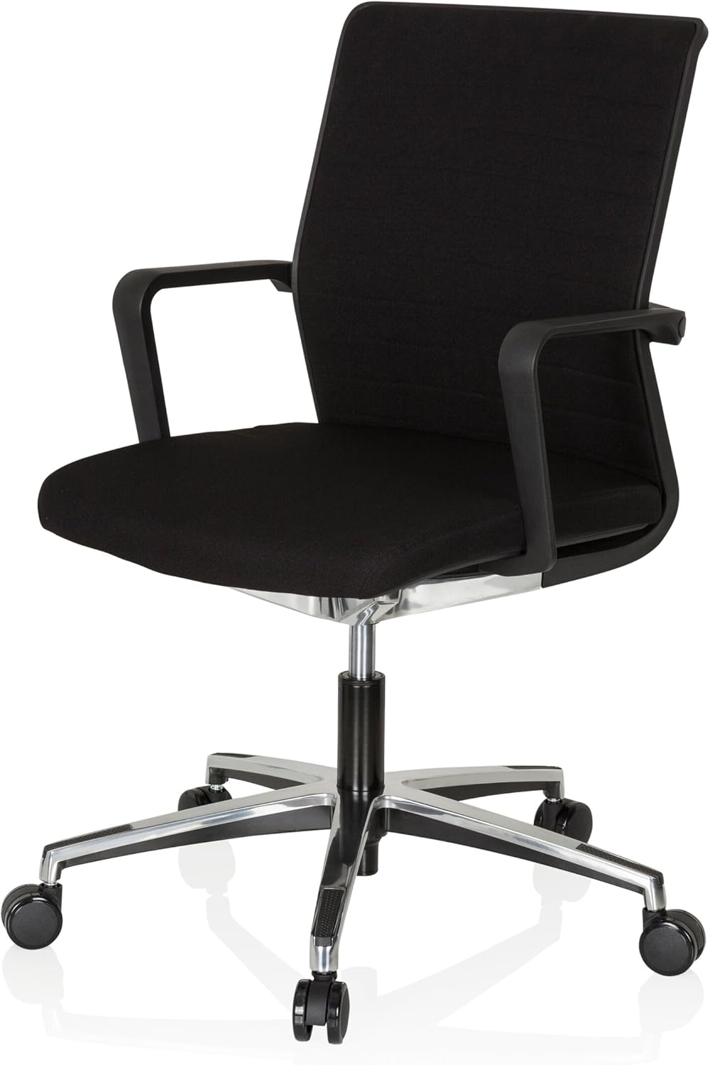 hjh OFFICE 608908 bureaustoel Move-TEC 3D stof zwart draaistoel voor dynamisch en gezond zitten