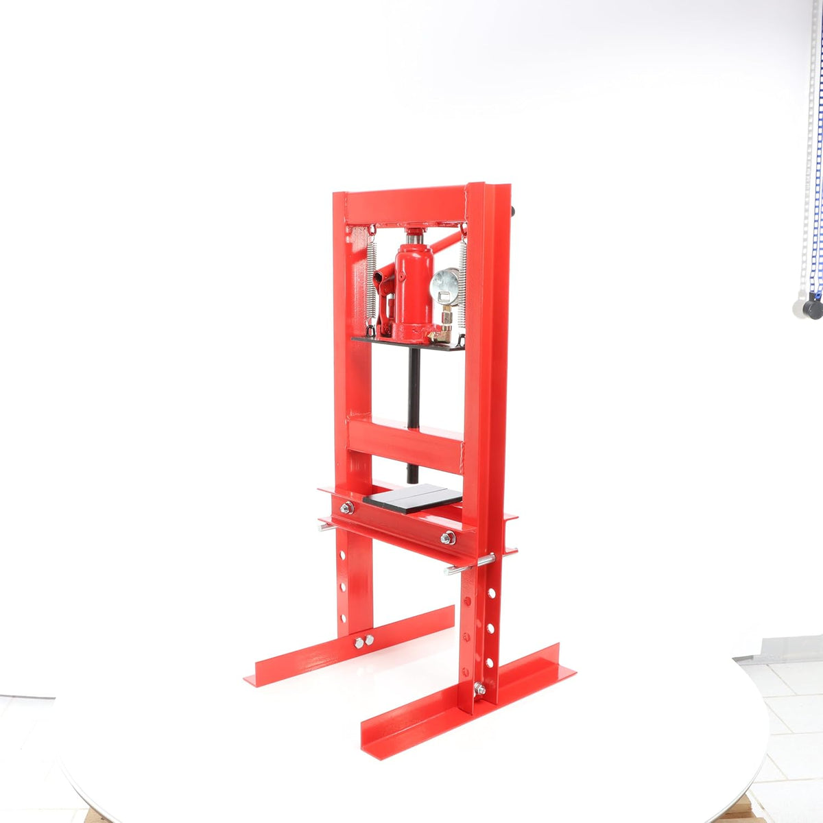 Wiltec werkplaatspers 6 t hydraulische persdrukmachine met manometer persmachine