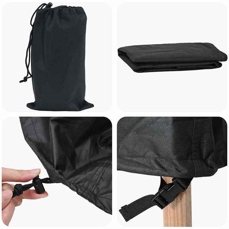 Outdoor Cover – Tuinhoes – Beschermingshoes – Meubelhoes – Canopy – 600D Oxford Stof – 355x275x80 cm – Scheurvast – Stevige Constructie