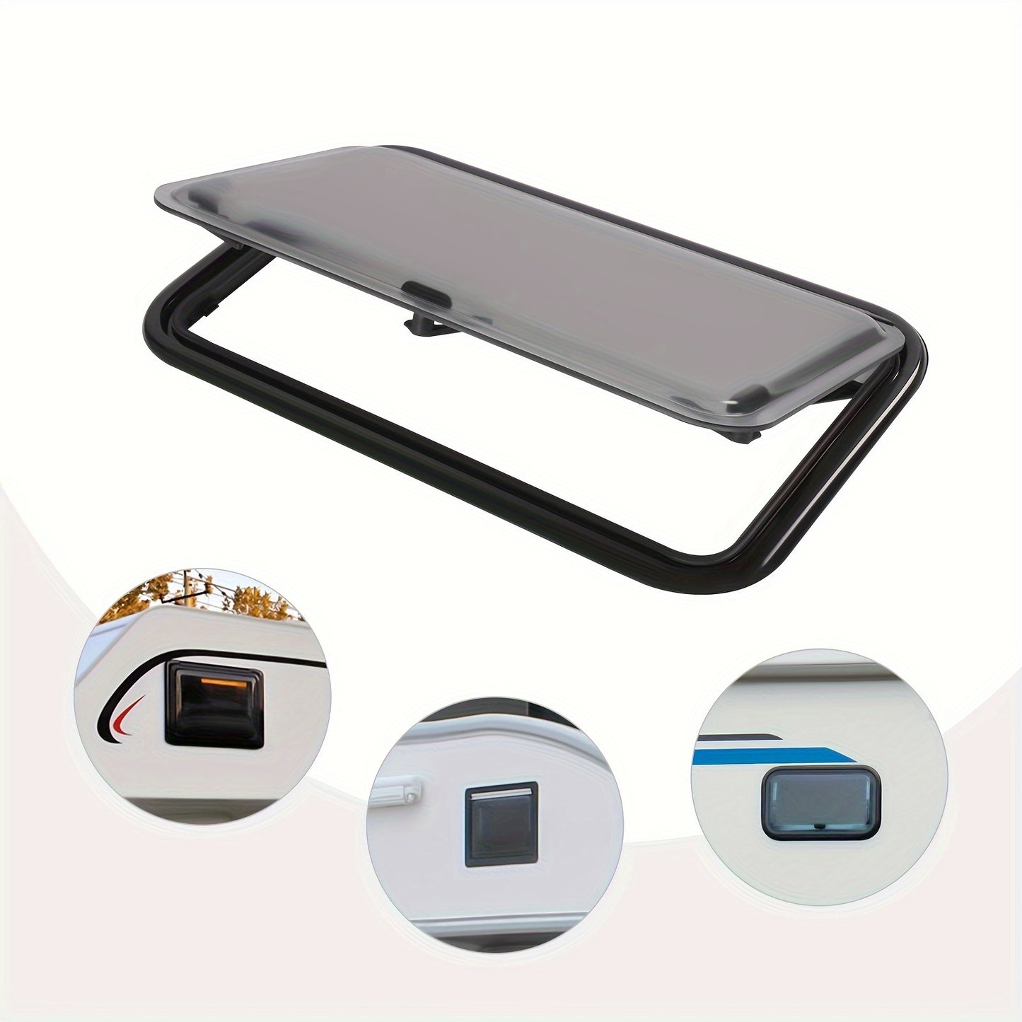 Caravanraam – Caravan Zijraam – Camperraam – Uitzetraam – Schuifraam – 700x400 mm – Aluminium Frame Met UV-bestendig Dubbel Acrylglas
