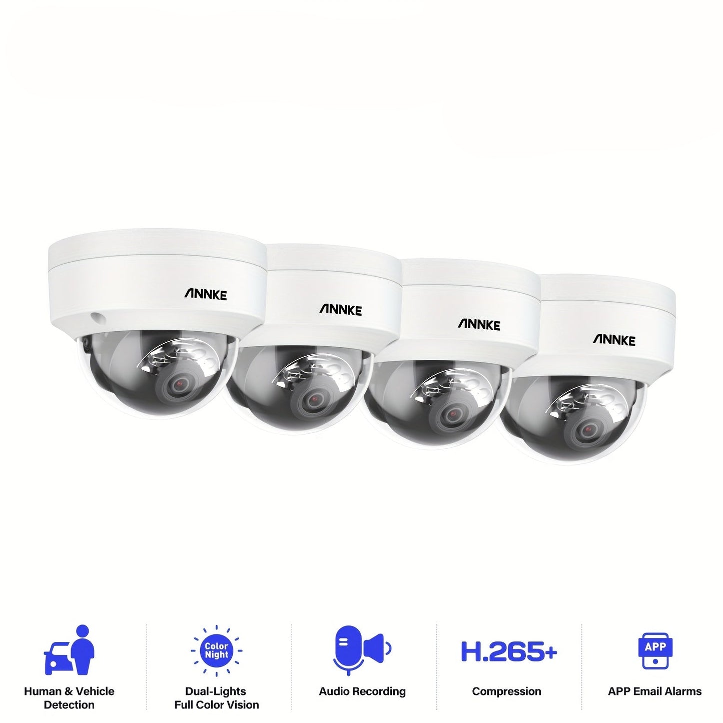 Beveiligingssysteem – Camerasysteem – CCTV – Camerabewaking – Surveillance Kit – 2TB HDD – AI Detectie Mens & Voertuig – Nachtzicht 20 Meter