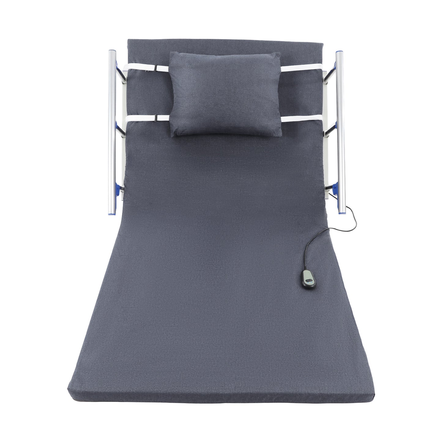 Power Lift Bed Backrest with Heavy-Duty Frame & Folding Armrests - Adjustable Bed Cots Suitable for,, Post-Surgery Care - / Use