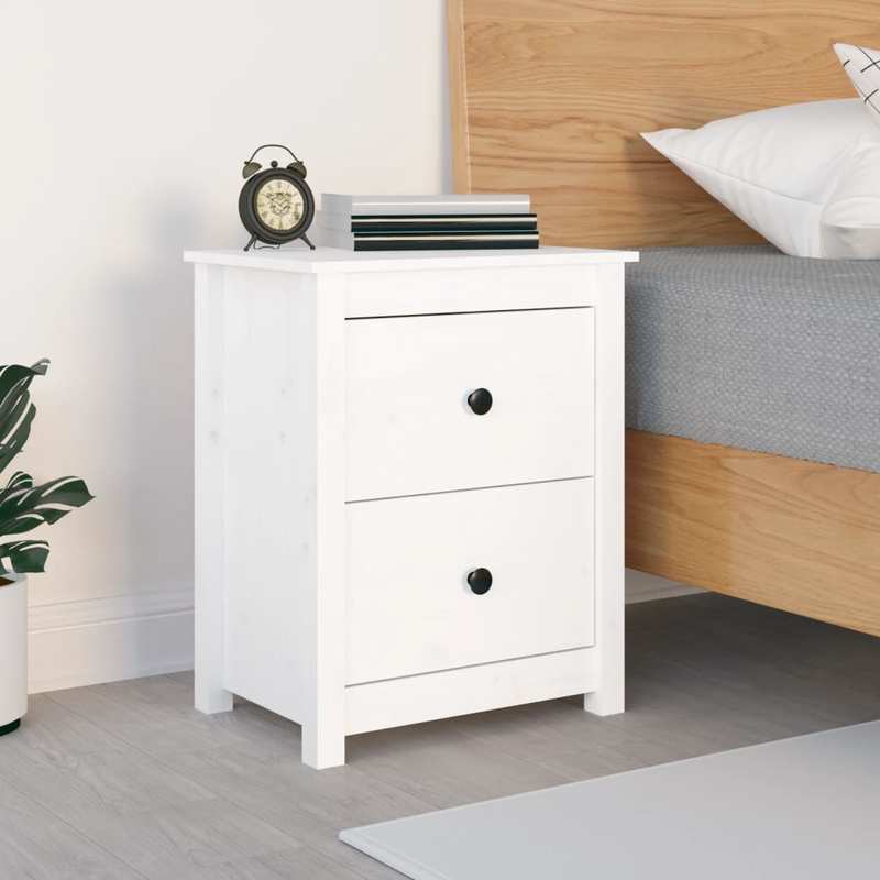 Nachtkastje – Bedside Table – Bedside Cabinet – Nachtmeubel – Side Table – Compact Ontwerp – 2 Ruime Laden – Gemengde Kleuren – Ruimtebesparend – Snel Montage