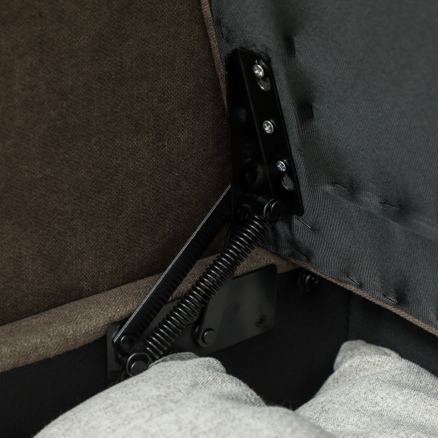 Bankstel – 2-Zitsbank – Sofa – Loveseat – Zitbank – Fluwelen Bekleding – Met Opbergruimte – Compact Formaat – Stevig Comfort