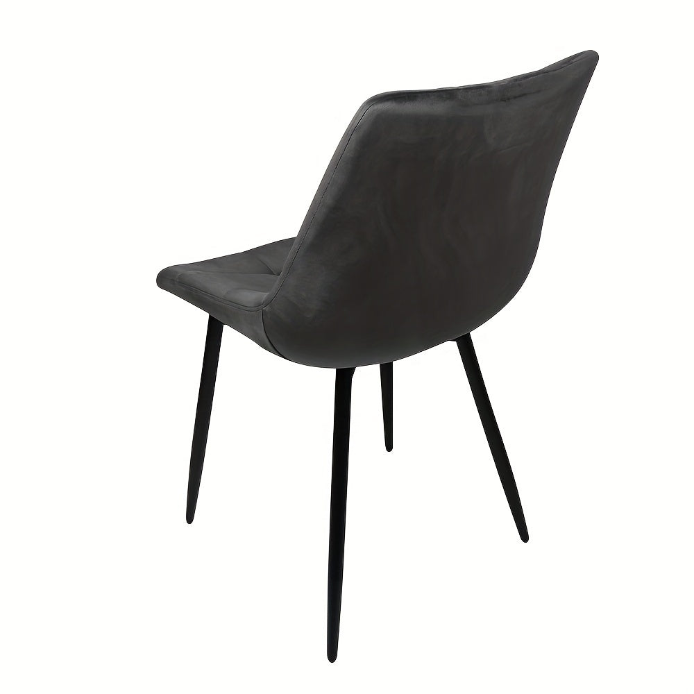 Eetkamerstoelen – Stoelen – Kuipstoelen – Keukenstoelen – Designstoelen – Fluwelen Bekleding – Ergonomische Zithoogte 50 cm