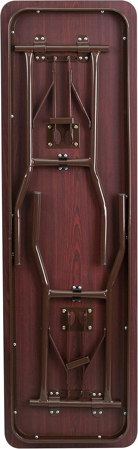 Flash Meubels 18'' x 60'' Rechthoekige Hoge Druk Mahonie Laminaat Vouwen Training Tafel