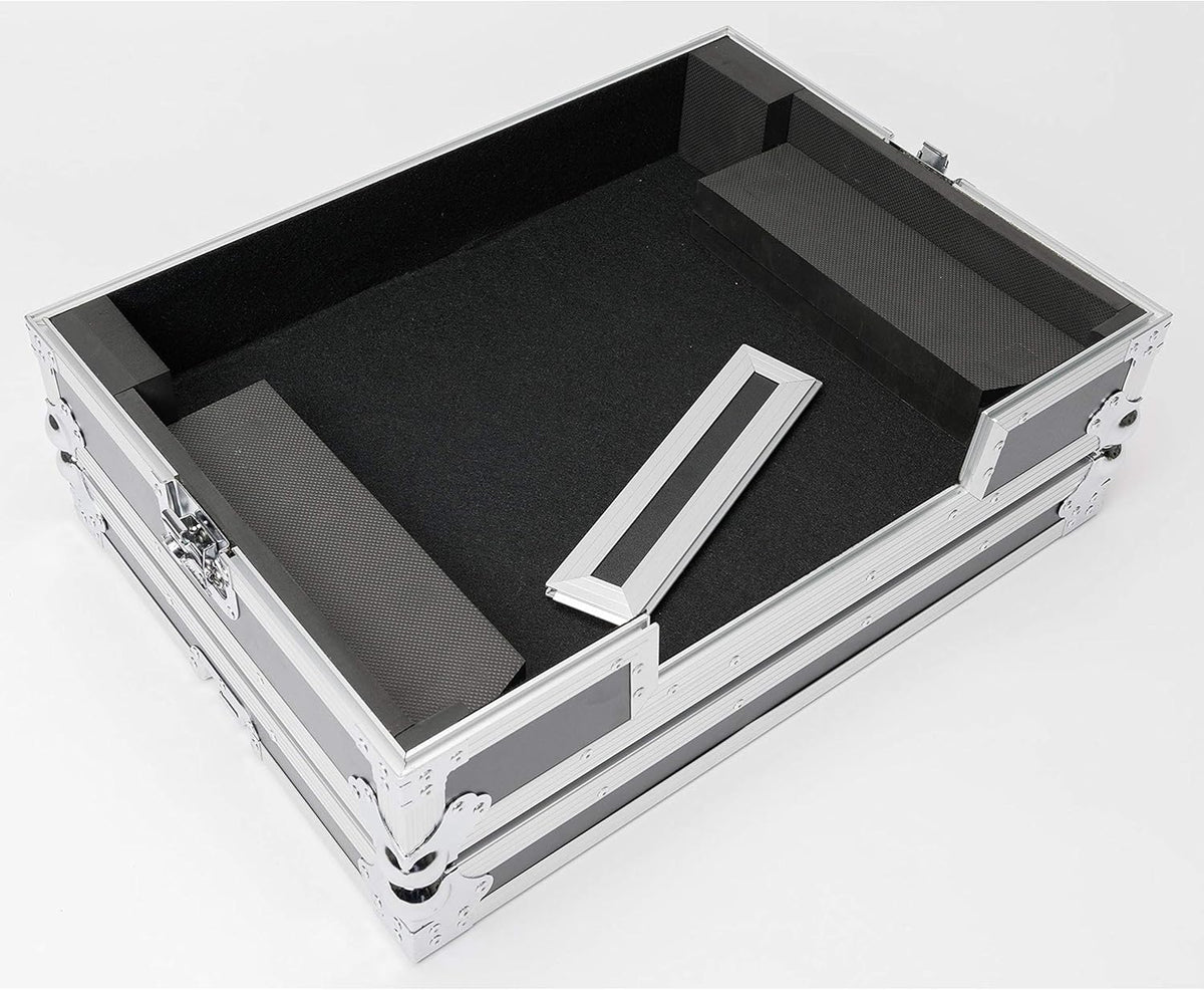 DJ-controller Hoes – Flightcase – Beschermkoffer – Beschermhoes – Transportcase – 9 mm Vinyl Gelamineerd Multiplex – Afneembare Voorkant