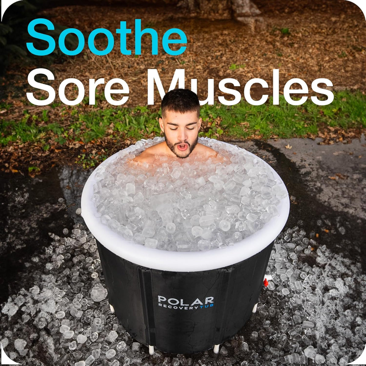 Polar Recovery Tub/draagbaar ijsbad voor training in koudwatertherapie/Een ijsbad voor atleten - Spa voor volwassenen voor ijsbaden en weken