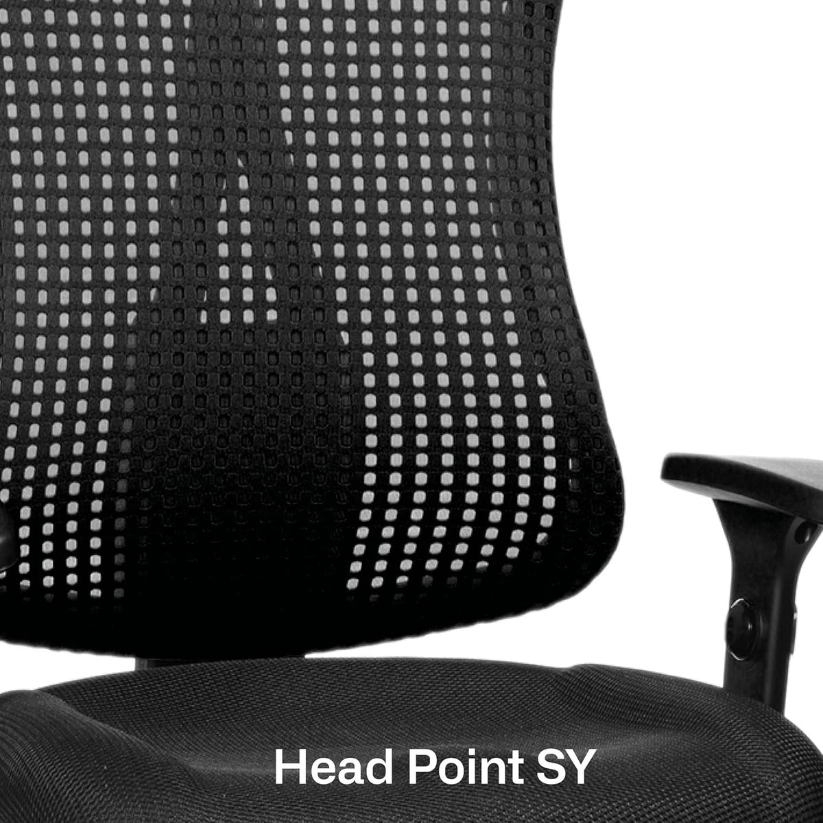 Topstar He20Pbc00 Head Point Sy P4, Ergonomische Bureaustoel, Gevormde Zitting, Stoffen Bekleding, 46 X 50 X 114 Cm, Zwart