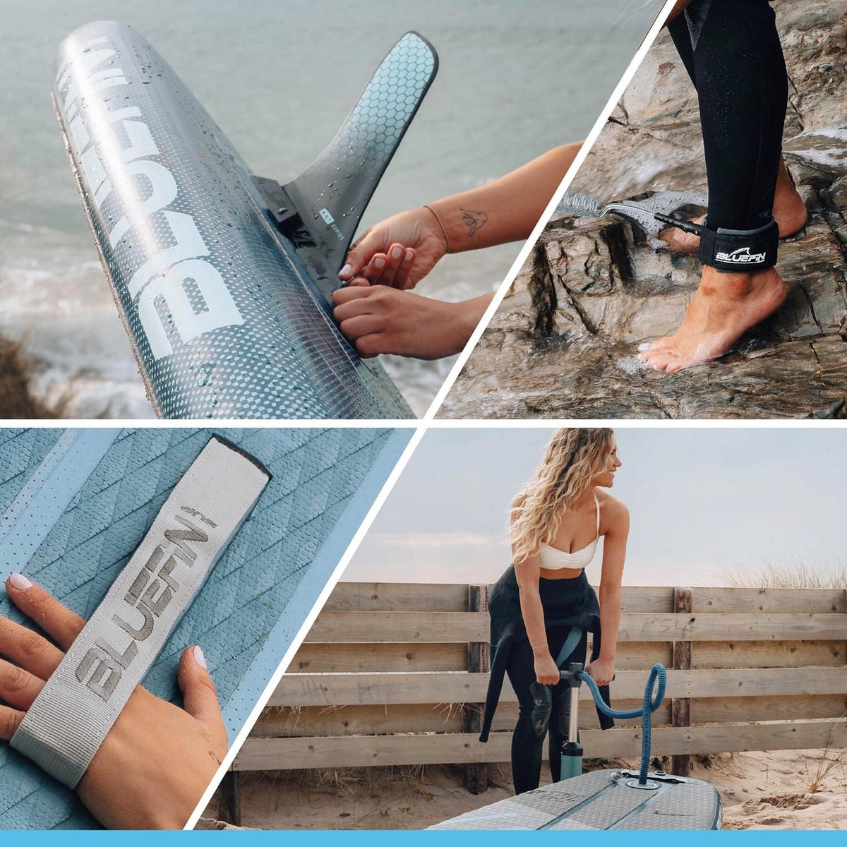 Bluefin Cruise Lite SUP Paddleboard Kit | Lichtgewicht en compact stand-up paddleboard voor volwassenen | In maten 11Ft4 en 10Ft